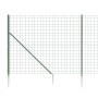 Near wire with green anchor spikes 2.2x25 m by vidaXL, fence panels - Ref: Foro24-154143, Price: 252,99 €, Discount: %