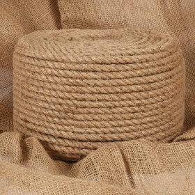 Jute rope 25 m long and 10 mm thick by vidaXL, Ropes and metal cords - Ref: Foro24-153748, Price: 22,51 €, Discount: %