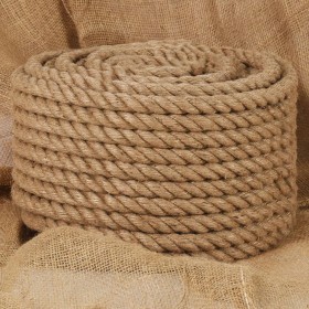 Jute rope 50 m long and 16 mm thick by vidaXL, Ropes and metal cords - Ref: Foro24-153762, Price: 65,70 €, Discount: %