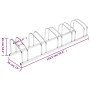 Bicycle rack for 5 galvanized steel bicycles by vidaXL, Bases and supports for storing bicycles - Ref: Foro24-154420, Price: ...