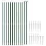 Near wire with green anchor spikes 1.6x25 m by vidaXL, fence panels - Ref: Foro24-154108, Price: 273,99 €, Discount: %