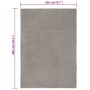 Alfombra rectangular algodón gris 200x300 cm de vidaXL, Alfombras - Ref: Foro24-345124, Precio: 179,12 €, Descuento: %