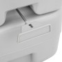 Portable camping toilet in gray and white HDPE 20+10 L by vidaXL, Urinals and portable toilets - Ref: Foro24-154406, Price: 1...