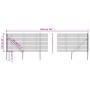 Wire fence with anchor spikes anthracite gray 1x10 m by vidaXL, fence panels - Ref: Foro24-154241, Price: 94,68 €, Discount: %