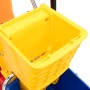 Cleaning cart with buckets and wringer made of PP and Oxford fabric. by vidaXL, Maintenance carts and caddies - Ref: Foro24-1...