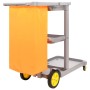 3-tier cleaning cart with removable PP Oxford cloth bag by vidaXL, Maintenance carts and caddies - Ref: Foro24-154458, Price:...