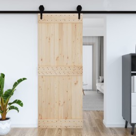 NARVIK solid pine wood door 90x210 cm by vidaXL, Doors - Ref: Foro24-154433, Price: 102,34 €, Discount: %