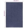 Alfombra rectangular algodón azul marino 200x300 cm de vidaXL, Alfombras - Ref: Foro24-345129, Precio: 123,04 €, Descuento: %