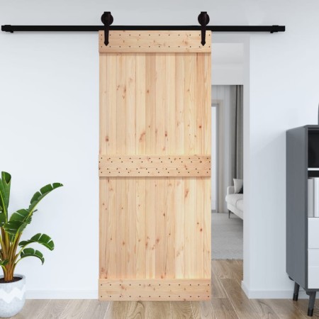 NARVIK solid pine wood door 100x210 cm by vidaXL, Doors - Ref: Foro24-154435, Price: 138,13 €, Discount: %