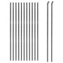 Anthracite gray galvanized steel wire fence 2x25 m by vidaXL, fence panels - Ref: Foro24-154206, Price: 246,05 €, Discount: %