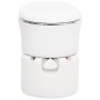 HDPE and white steel integrated camping toilet 24+17 L by vidaXL, Urinals and portable toilets - Ref: Foro24-154409, Price: 4...