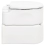 Integrierte Campingtoilette aus HDPE und weißem Stahl, 24+17 l von vidaXL, Urinale und mobile Toiletten - Ref: Foro24-154409,...