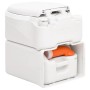 Weiße integrierte Campingtoilette aus HDPE und PP 24+17 L von vidaXL, Urinale und mobile Toiletten - Ref: Foro24-154411, Prei...