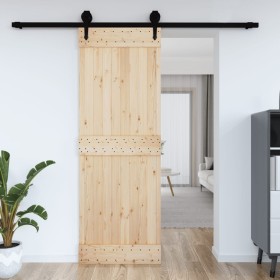 NARVIK solid pine wood door 80x210 cm by vidaXL, Doors - Ref: Foro24-154431, Price: 97,32 €, Discount: %