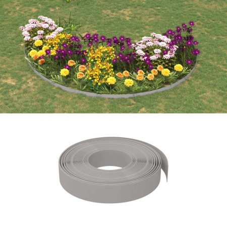 Gartenumrandung aus grauem Polyethylen, 10 m, 10 cm von vidaXL, Garteneinfassung und Einfassung - Ref: Foro24-154393, Preis: ...