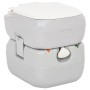 Inodoro de camping portátil HDPE gris y blanco 22+12 L de vidaXL, Urinarios y retretes portátiles - Ref: Foro24-154405, Preci...