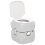 Inodoro de camping portátil HDPE gris y blanco 22+12 L de vidaXL, Urinarios y retretes portátiles - Ref: Foro24-154405, Preci...