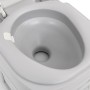 Inodoro de camping portátil HDPE gris y blanco 22+12 L de vidaXL, Urinarios y retretes portátiles - Ref: Foro24-154405, Preci...