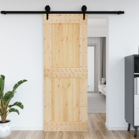 NARVIK solid pine wood door 85x210 cm by vidaXL, Doors - Ref: Foro24-154438, Price: 137,99 €, Discount: %