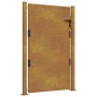 Puerta de jardín acero corten 105x130 cm de vidaXL, Puertas de jardín - Ref: Foro24-153204, Precio: 337,87 €, Descuento: %