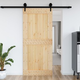 Puerta NARVIK madera maciza pino 100x210 cm de vidaXL, Puertas - Ref: Foro24-154441, Precio: 130,99 €, Descuento: %