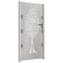 Puerta de jardín acero corten diseño árbol 105x180 cm de vidaXL, Puertas de jardín - Ref: Foro24-153164, Precio: 321,24 €, De...