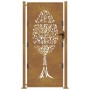 Puerta de jardín acero corten diseño árbol 105x180 cm de vidaXL, Puertas de jardín - Ref: Foro24-153164, Precio: 321,24 €, De...