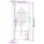 Puerta de jardín acero corten diseño árbol 105x180 cm de vidaXL, Puertas de jardín - Ref: Foro24-153164, Precio: 321,24 €, De...