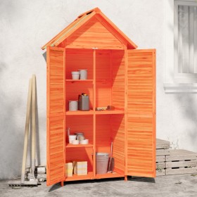 Brown pine wood garden tool shed 89x52.5x175 cm by vidaXL, Sheds - Ref: Foro24-172243, Price: 207,99 €, Discount: %