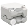 Grau-weiße tragbare Campingtoilette aus HDPE, 10+10 l von vidaXL, Urinale und mobile Toiletten - Ref: Foro24-154408, Preis: 1...