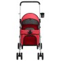 Folding dog stroller red oxford fabric 76x50x100 cm by vidaXL, pet strollers - Ref: Foro24-172199, Price: 96,88 €, Discount: %