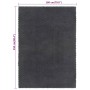 Rectangular anthracite cotton rug 180x250 cm by vidaXL, Rugs - Ref: Foro24-345118, Price: 139,36 €, Discount: %