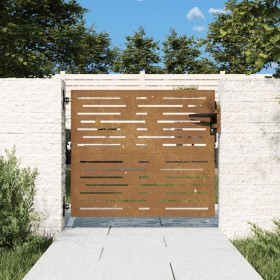 Corten steel garden gate square design 85x75 cm by vidaXL, garden gates - Ref: Foro24-153244, Price: 116,99 €, Discount: %