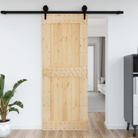 NARVIK solid pine wood door 90x210 cm by vidaXL, Doors - Ref: Foro24-154439, Price: 104,29 €, Discount: %