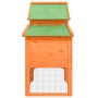 Solid brown pine wood chicken coop 186.5x58.5x113 cm by vidaXL, Cages and habitats for small animals - Ref: Foro24-172228, Pr...