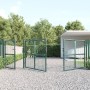 Puerta de malla de jardín acero galvanizado verde 400x175 cm de vidaXL, Puertas de jardín - Ref: Foro24-154537, Precio: 470,4...