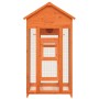 Birdhouse solid brown pine wood 91.5x53x170 cm by vidaXL, Feet and bird cages - Ref: Foro24-172252, Price: 180,42 €, Discount: %