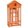 Birdhouse solid brown pine wood 91.5x53x170 cm by vidaXL, Feet and bird cages - Ref: Foro24-172252, Price: 180,42 €, Discount: %