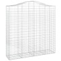 Cesta gaviones forma arco hierro galvanizado 200x50x200/220 cm de vidaXL, Maceteros y jardineras - Ref: Foro24-153400, Precio...