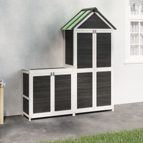 Garden tool sheds 2 pcs gray pine wood by vidaXL, Sheds - Ref: Foro24-172250, Price: 324,64 €, Discount: %