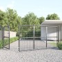 Puerta de malla de jardín acero galvanizado antracita 350x175cm de vidaXL, Puertas de jardín - Ref: Foro24-154543, Precio: 43...