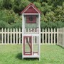 Solid mocha pine wood birdhouse 60x58.5x160cm by vidaXL, Feet and bird cages - Ref: Foro24-172257, Price: 142,70 €, Discount: %