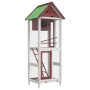 Solid mocha pine wood birdhouse 60x58.5x160cm by vidaXL, Feet and bird cages - Ref: Foro24-172257, Price: 142,70 €, Discount: %