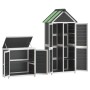 Garden tool sheds 2 pcs gray pine wood by vidaXL, Sheds - Ref: Foro24-172250, Price: 324,64 €, Discount: %