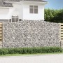 Gabion basket arch shape galvanized iron 400x30x200/220 cm by vidaXL, Pots and planters - Ref: Foro24-153410, Price: 174,20 €...