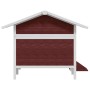 Solid pine wood dog house in mocha color, measuring 159x120x88.5cm. by vidaXL, Dog kennels and fences - Ref: Foro24-172272, P...