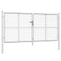 Garden mesh door silver galvanized steel 300x175cm by vidaXL, garden gates - Ref: Foro24-154531, Price: 367,14 €, Discount: %