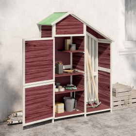 Mocha pine wood garden tool shed 120x53.5x170 cm by vidaXL, Sheds - Ref: Foro24-172248, Price: 219,92 €, Discount: %