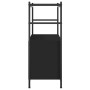 Black engineered iron and wood shelf 80x30x78.5 cm by vidaXL, Bookcases and shelves - Ref: Foro24-832793, Price: 45,24 €, Dis...