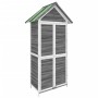 Garden tool shed gray pine wood 89x52.5x175 cm by vidaXL, Sheds - Ref: Foro24-172244, Price: 220,06 €, Discount: %